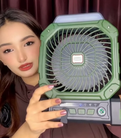X16 Solar Outdoor Fan 3-in-1