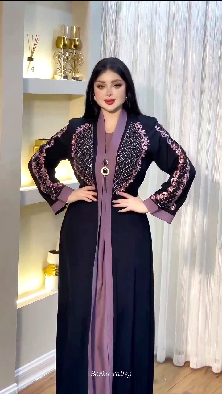 আবায়া  এডযাস্ট কটি  বোরকা ড্রেস