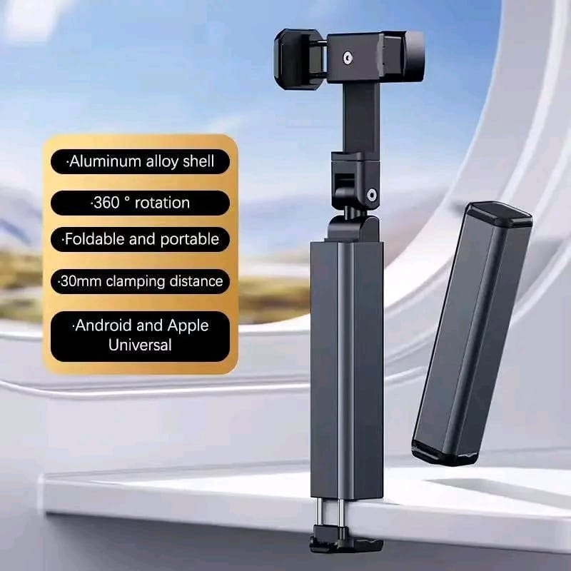 Aluminium alloy 360 Degrees Rotating Multi-functional Folding Portable Support Phone Stand For Ipad Tablet Universal Metal Desk Table Top Mobile Holder New