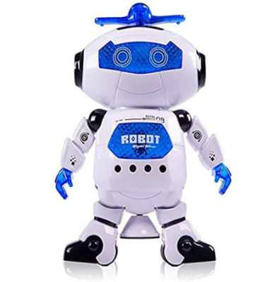 Toy with led light and music