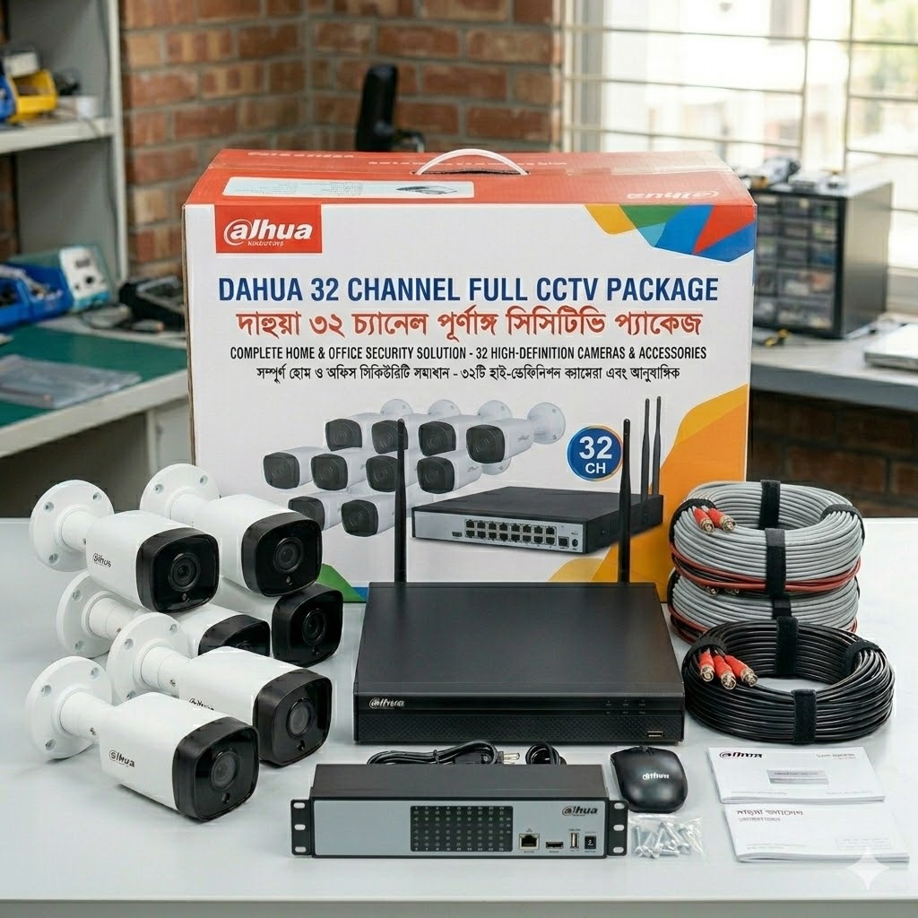 Dahua 32 Channel Full CCTV Package - Complete Security Solution