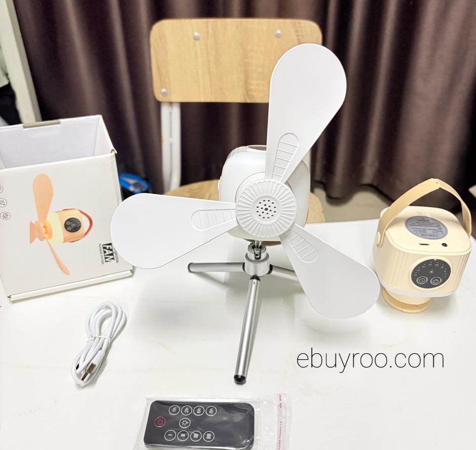 Rechargeable home small portable usb electric ceiling fan