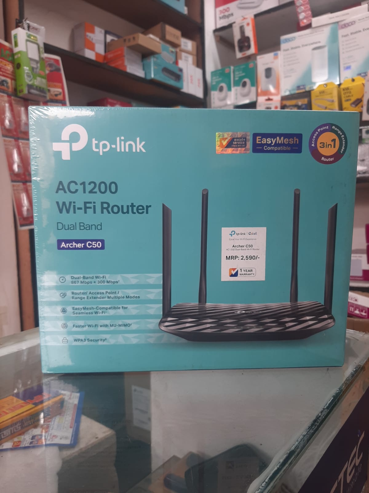 TP-Link Archer C50 AC1200 Dual Band Wi-Fi Router