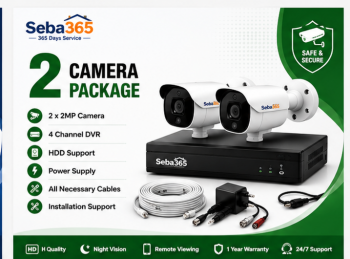 2 Camera CCTV Package – Smart Security for Home & Business