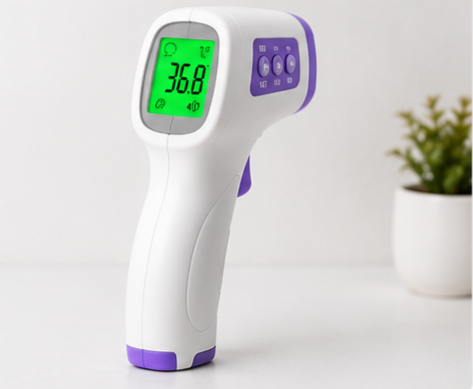 Non-Contact Infrared Digital Thermometer for Home & Medical Use