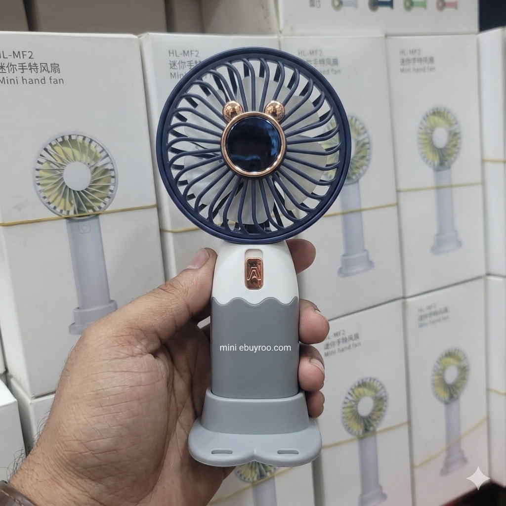 Rechargeable Portable Desk Fan – USB Mini Cooling Fan