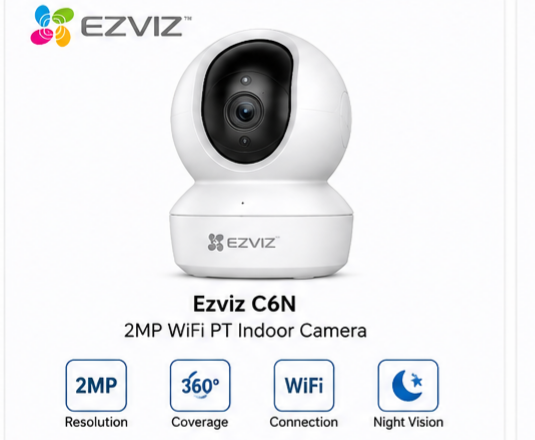 EZVIZ C6N 2MP WiFi PT Camera