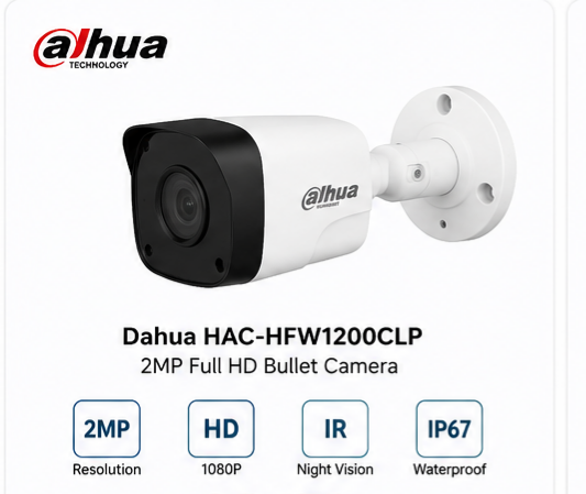 Dahua HAC-HFW1200CLP 2MP Full HD Bullet Camera